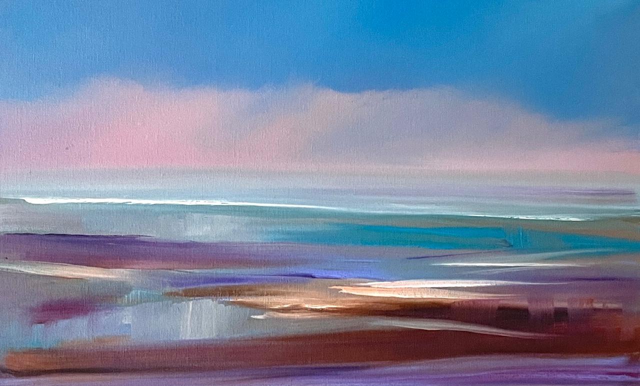The Wave, peinture originale, paysage, contemporaine - Painting de Helen Robinson
