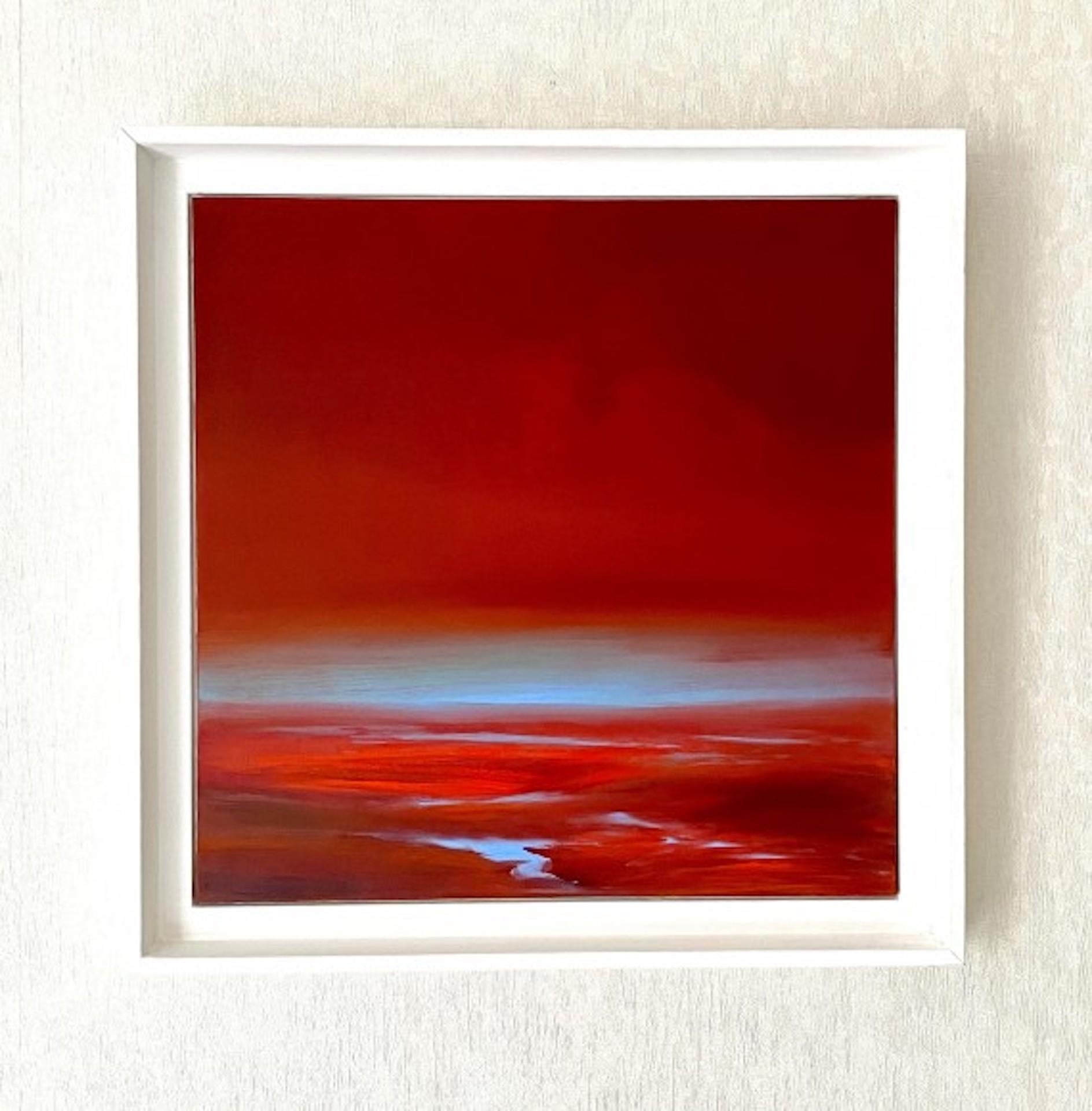Ritorno al mare, Helen Robinson, Pittura costiera rossa originale, Paesaggio marino in vendita 2