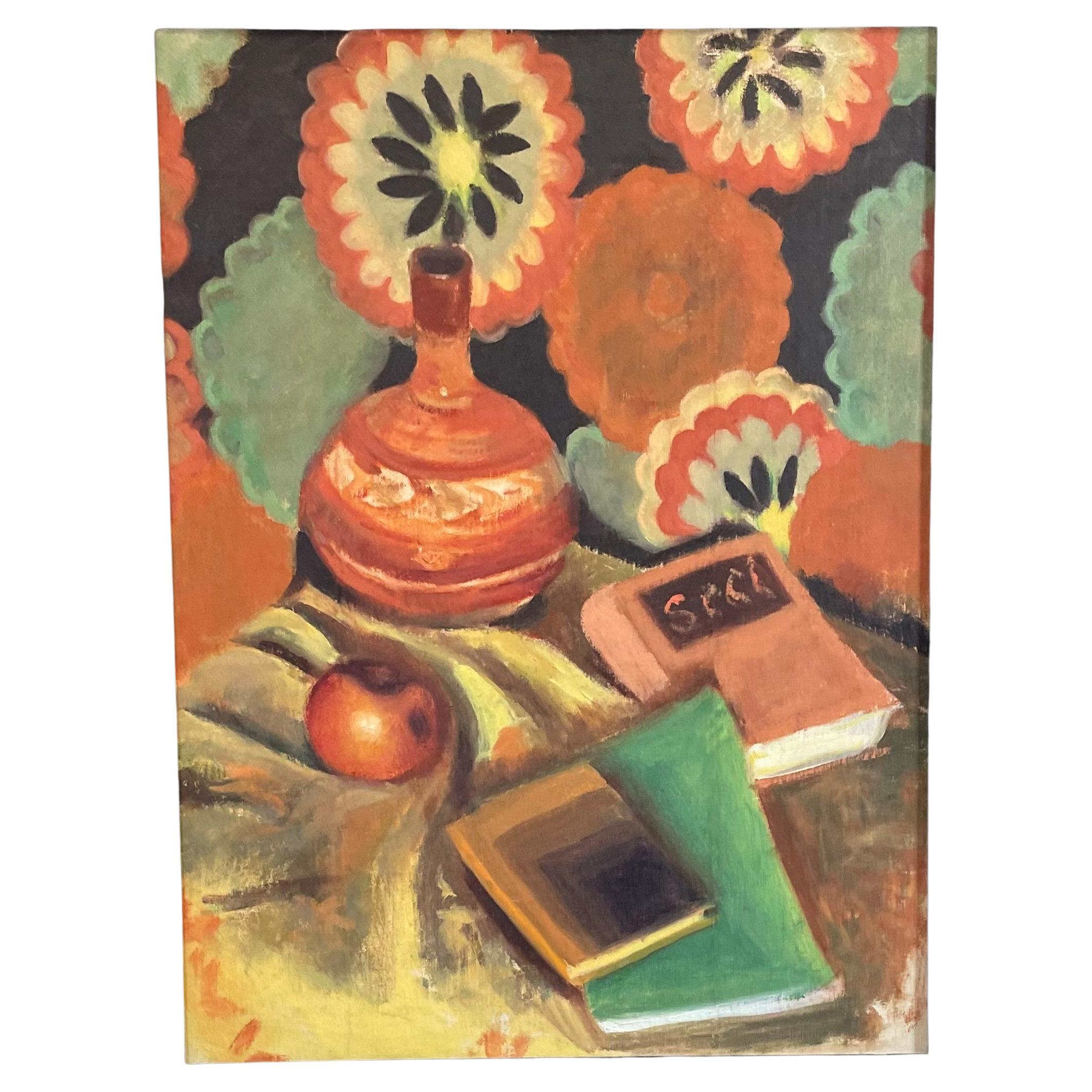 Helen Seibert Painting, circa 1945 For Sale