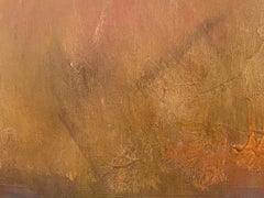 "A Little Sunshine" Paesaggio a tecnica mista Espressionista astratto