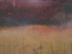 'Sundown' di Helen Steele - Paesaggio post impressionista dai toni tenui della terra