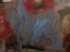 'La coppia in rosso' di Helen Steele - Pittura figurativa astratta moderna