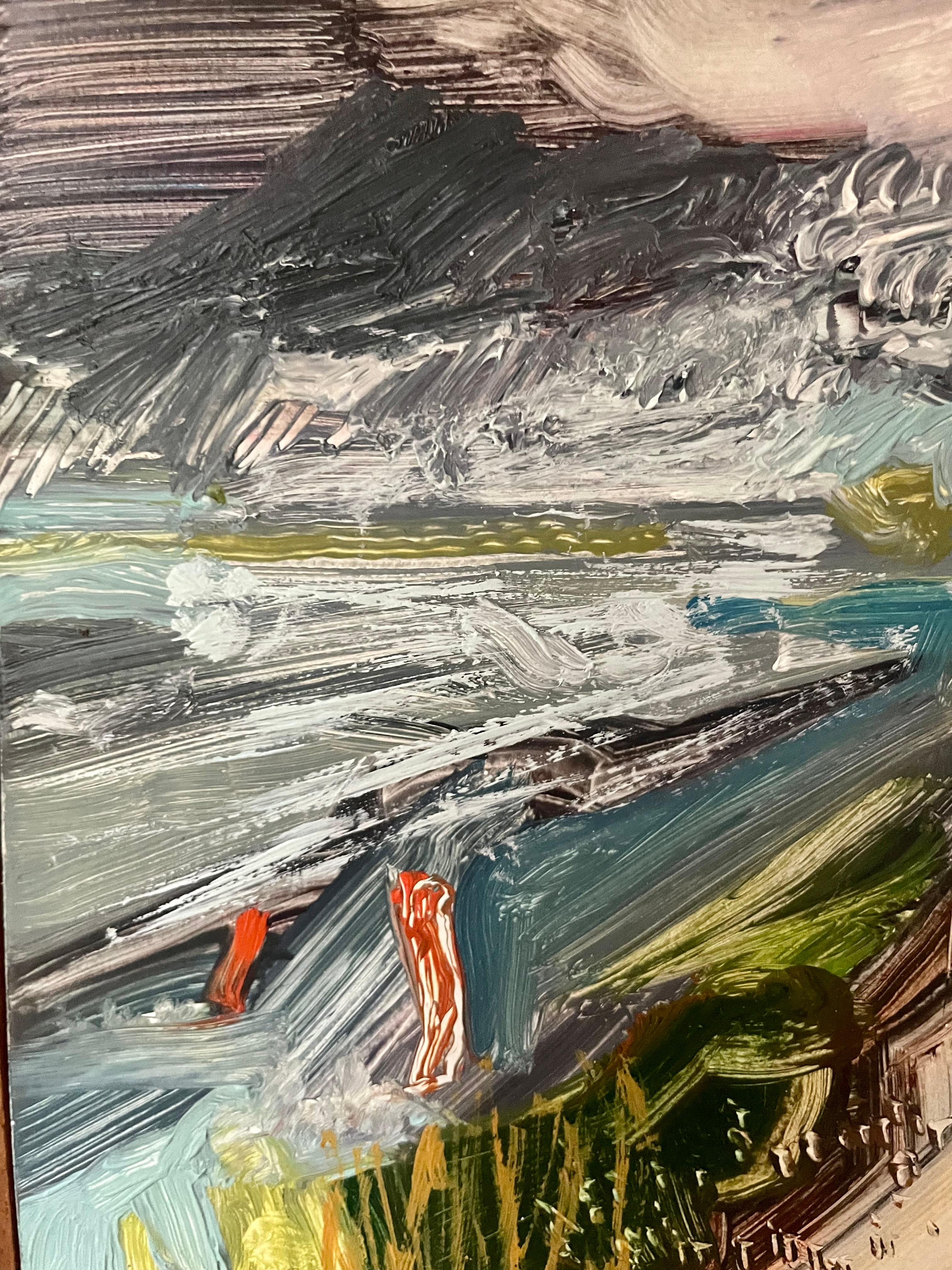 Helen Taylor, A Short Walk to Europe, Art contemporain, Paysage fluvial en vente 3