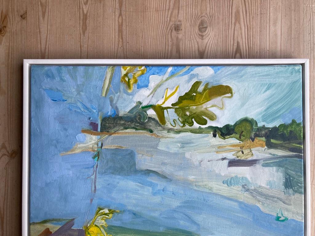 Helen Taylor, Journey Interrupted,  Contemporary Female Artist, River landscape For Sale 4