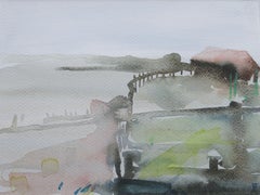Helen Taylor, Kyson Point no.2, Woodbridge, Abstract Suffolk landscape