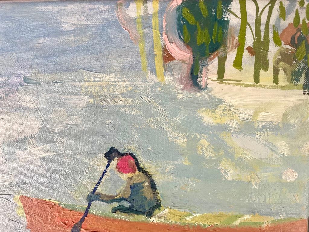 Helen Taylor, The Blanket, Contemporary Female Artist, River landscape For Sale 3