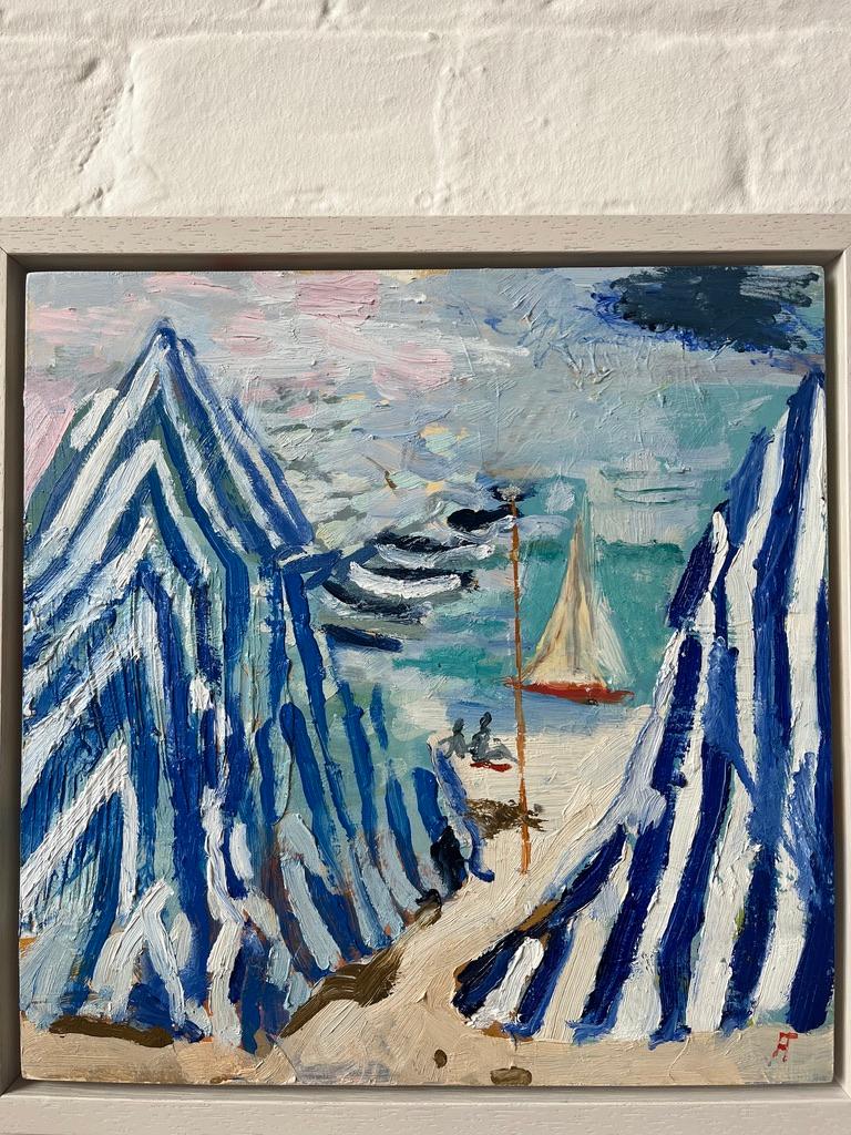 Helen Taylor, The Blue Contemporary Art, paysage fluvial en vente 3
