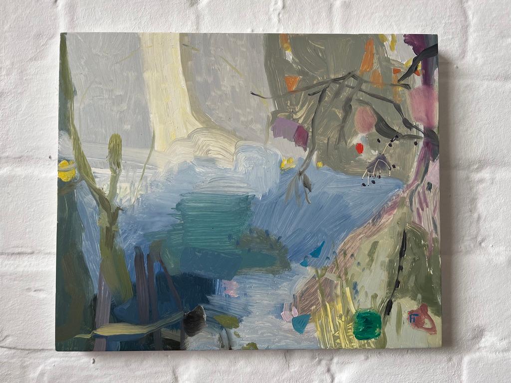 Helen Taylor, The First of Autumn,  Contemporary Art, River landscape For Sale 2