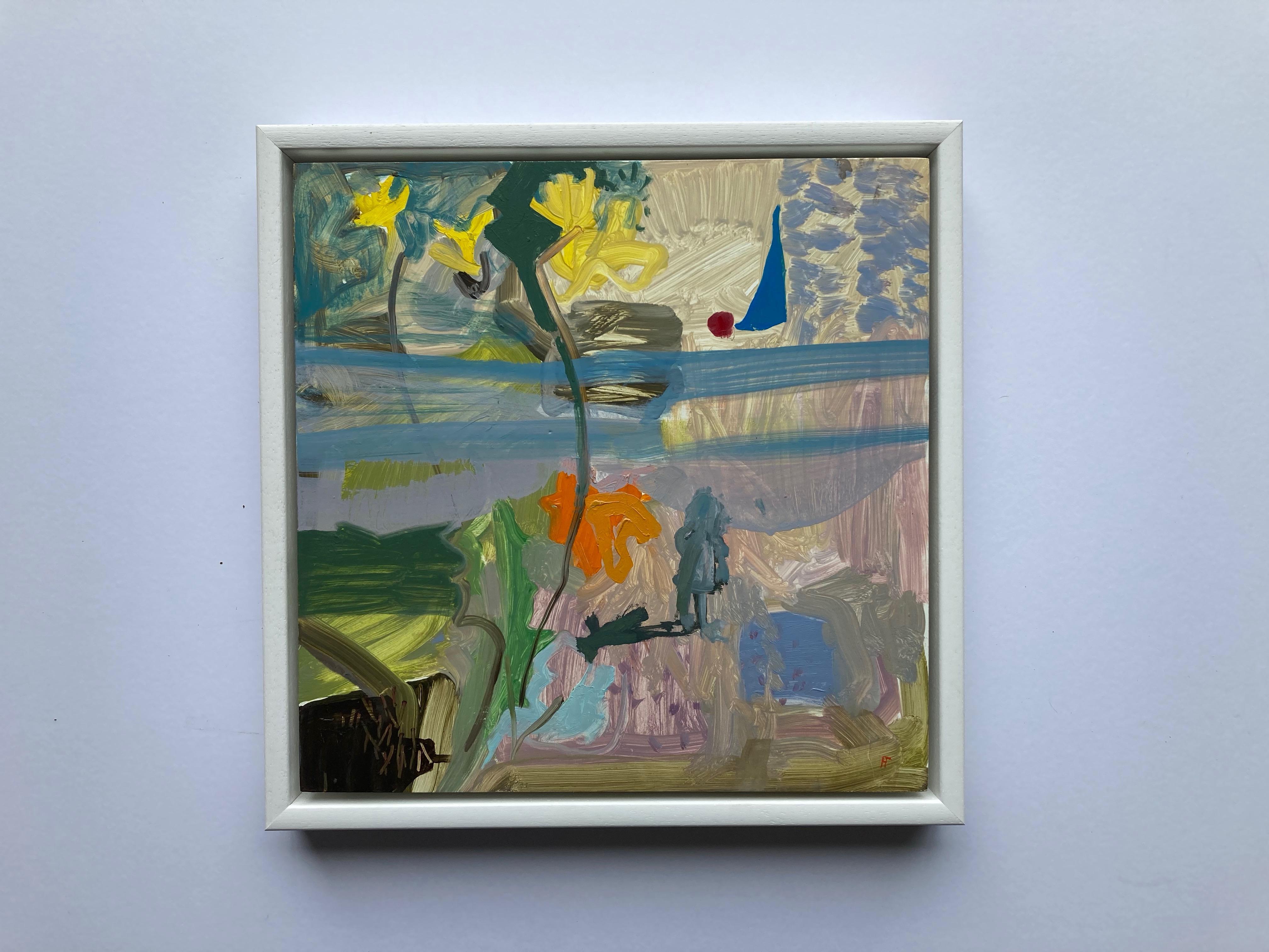 Helen Taylor, Watching Blue Prisms, Contemporary Art, River landscape For Sale 5
