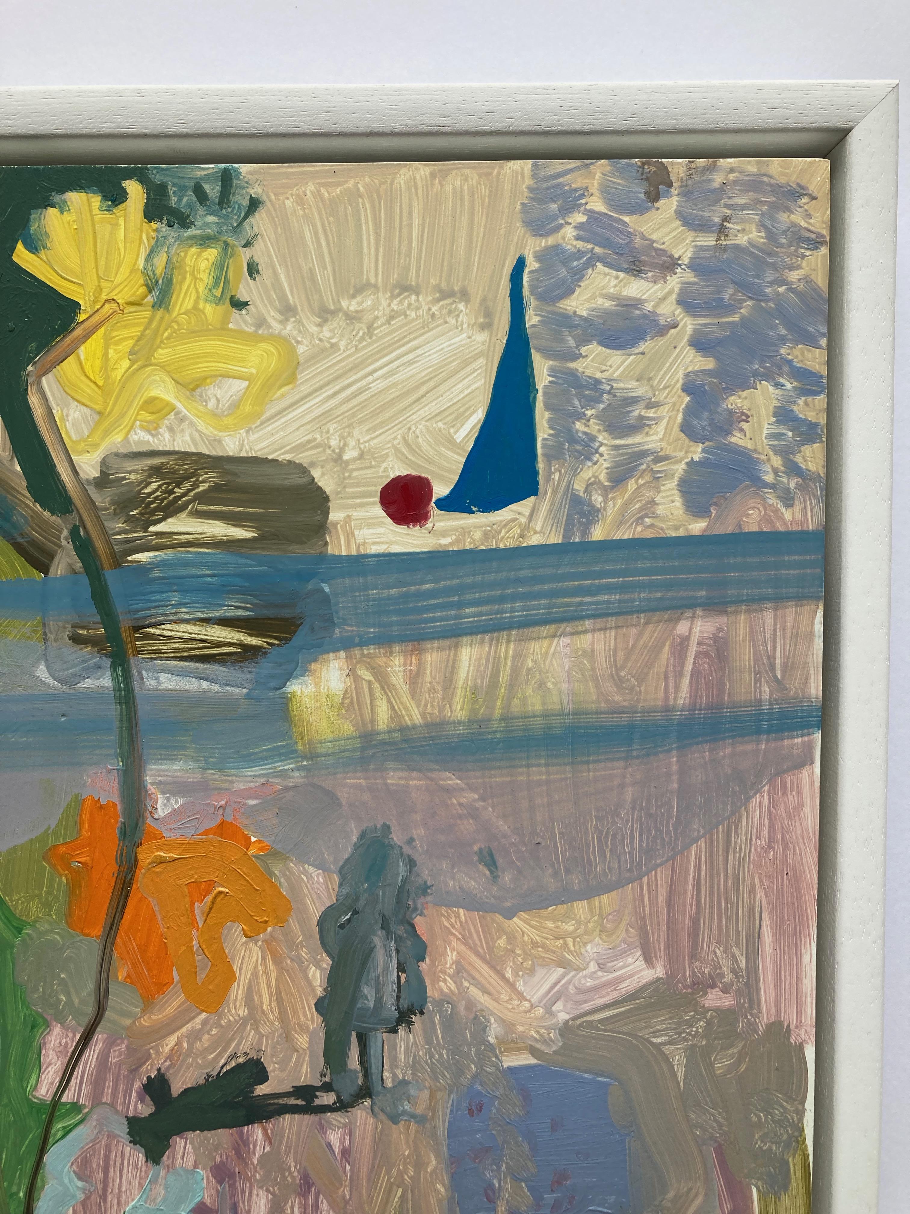 Helen Taylor, Watching Blue Prisms, Contemporary Art, River landscape For Sale 6