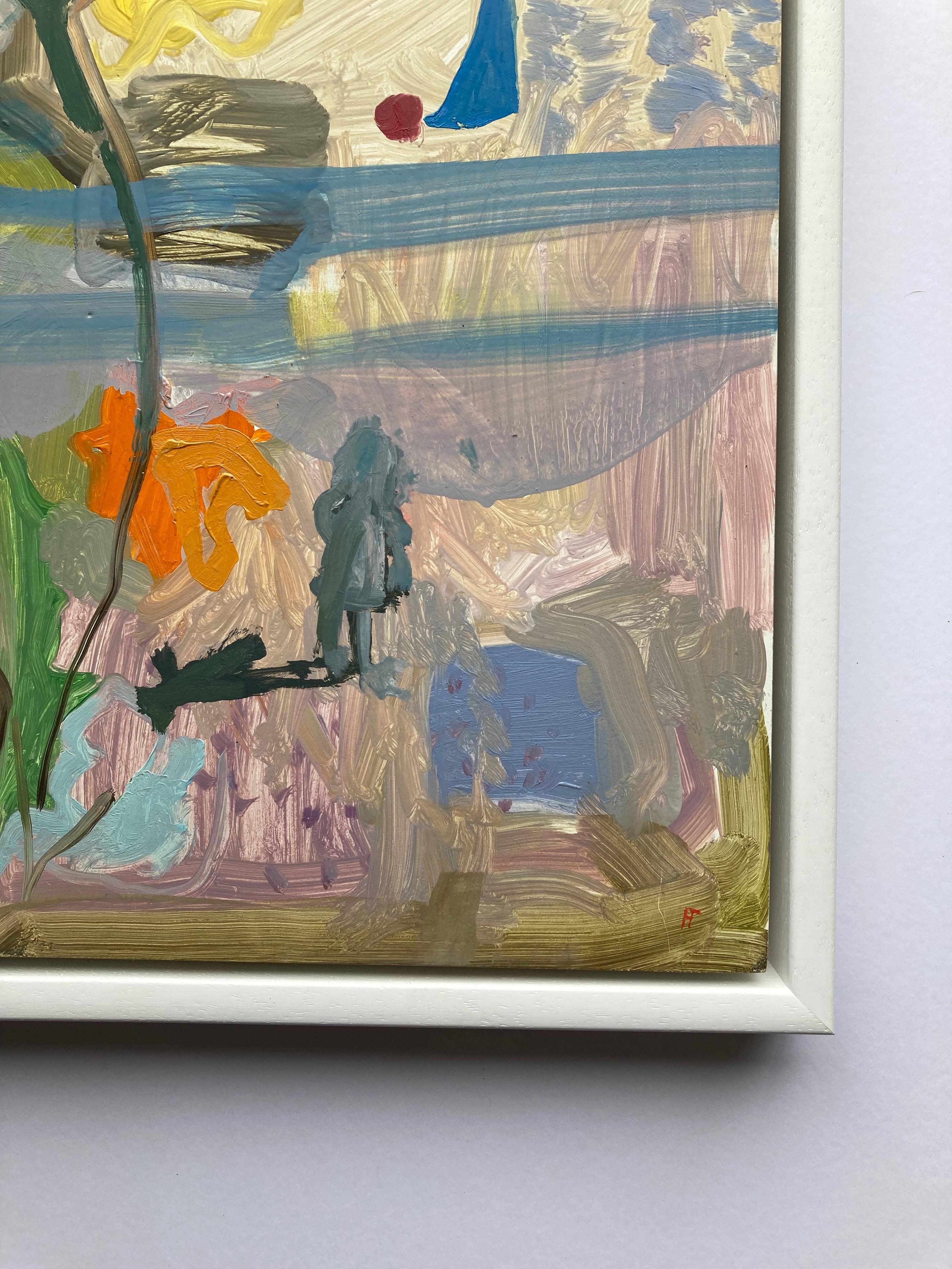 Helen Taylor, Watching Blue Prisms, Contemporary Art, River landscape For Sale 7