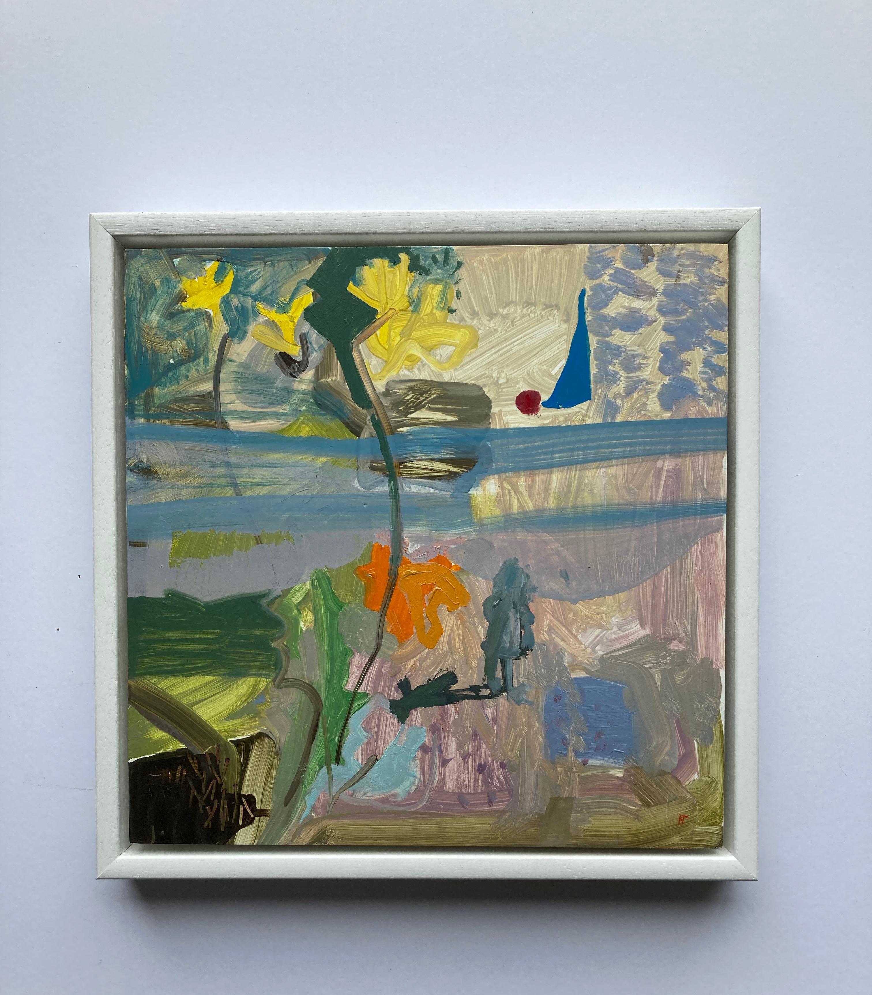 Helen Taylor, Watching Blue Prisms, Contemporary Art, River landscape For Sale 8
