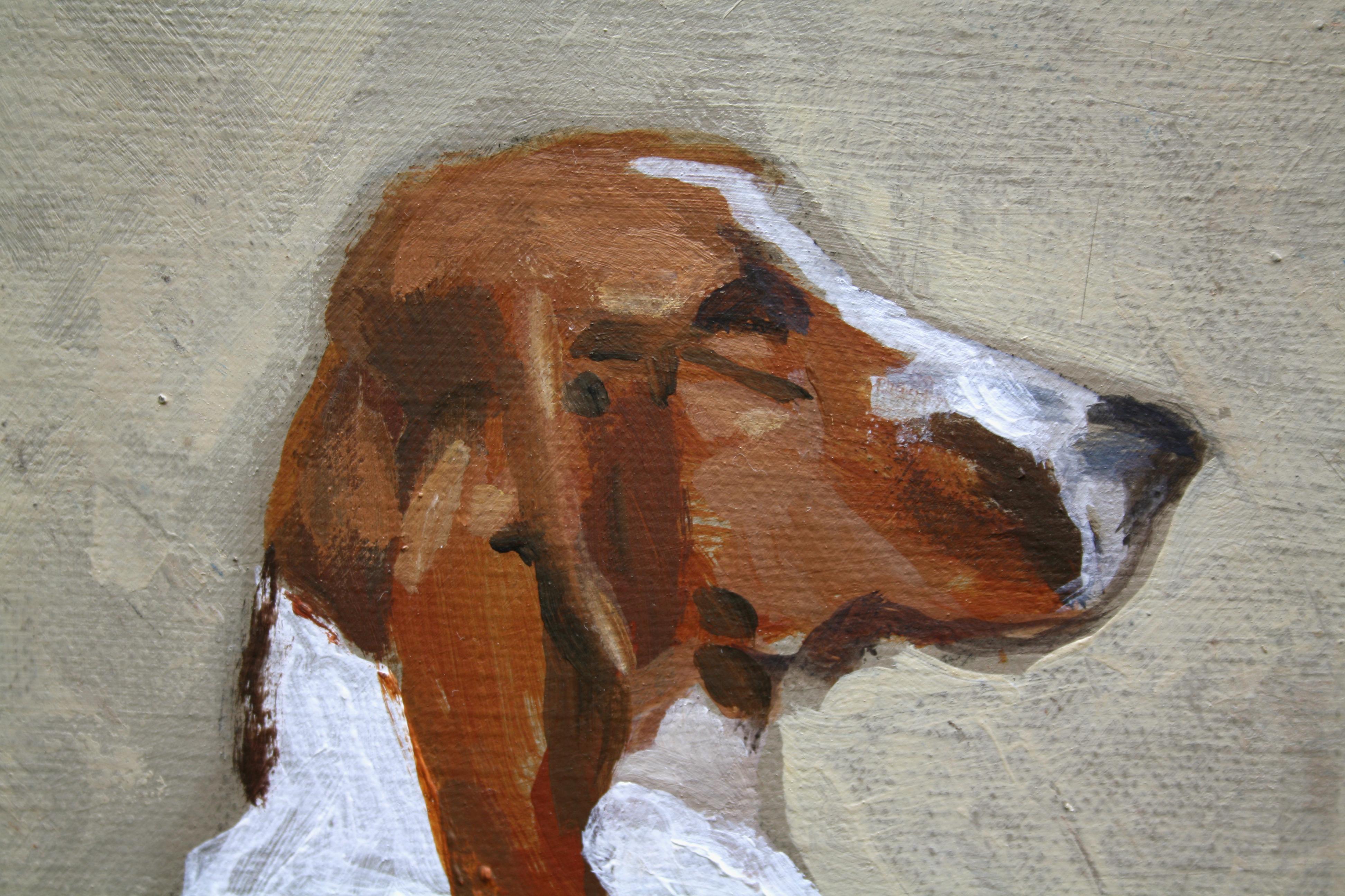 French Contemporary Art by Helen Uter - Cheverny's Dogs For Sale 9