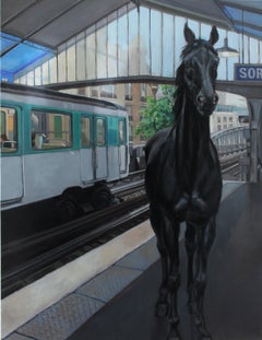 Zeitgenössische französische Kunst von Helen Uter - Station Sèvres-Lecourbe