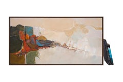 Helen Van Buren Texas Female Artist Abstract Framed