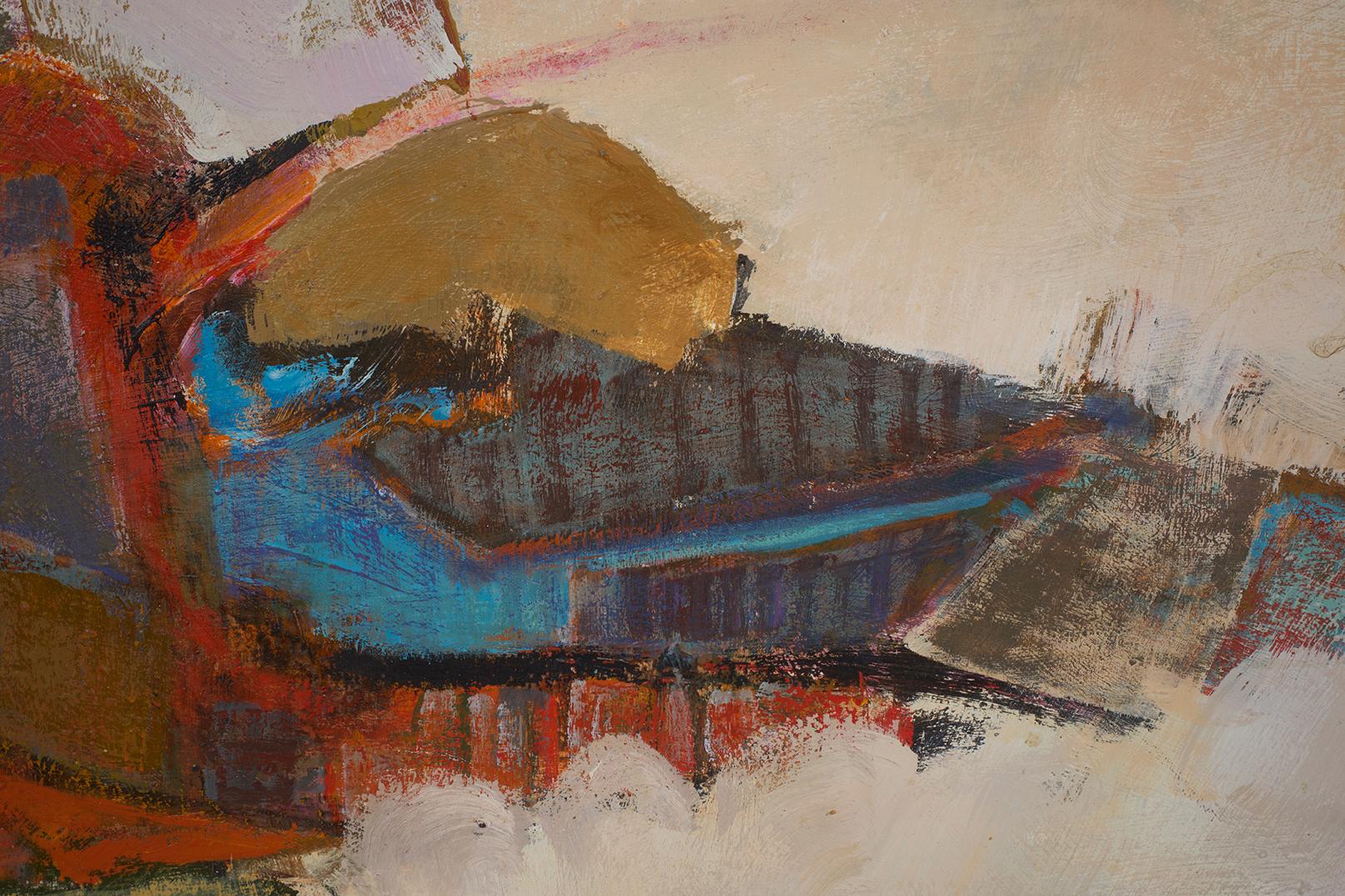 Helen Van Buren Artista Tejana Abstracta Enmarcada en Bueno estado para la venta en Dallas, TX