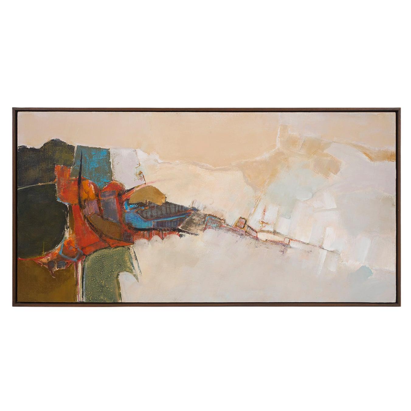 Helen Van Buren Texas Female Artist Abstract Framed