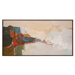Helen Van Buren Texas Female Artist Abstract Framed