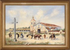 At the Old San Jose Mission – figürliche Landschaft