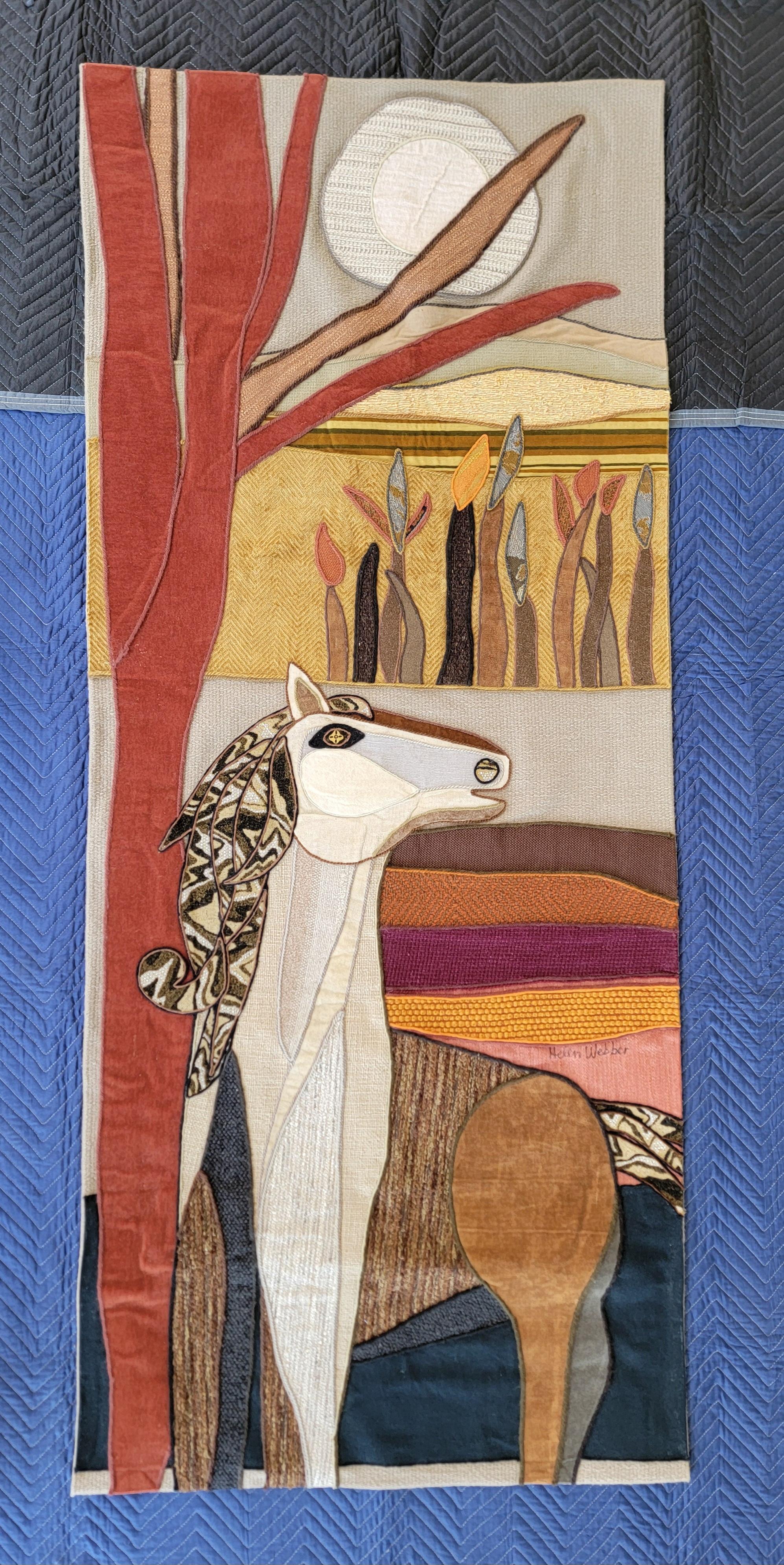 Mid-Century Modern Helen Webber Wall Tapestry  For Sale