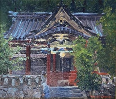 "Santuario di Okazaki" Helen Wells Seymour, artista americana in Giappone, impressionista