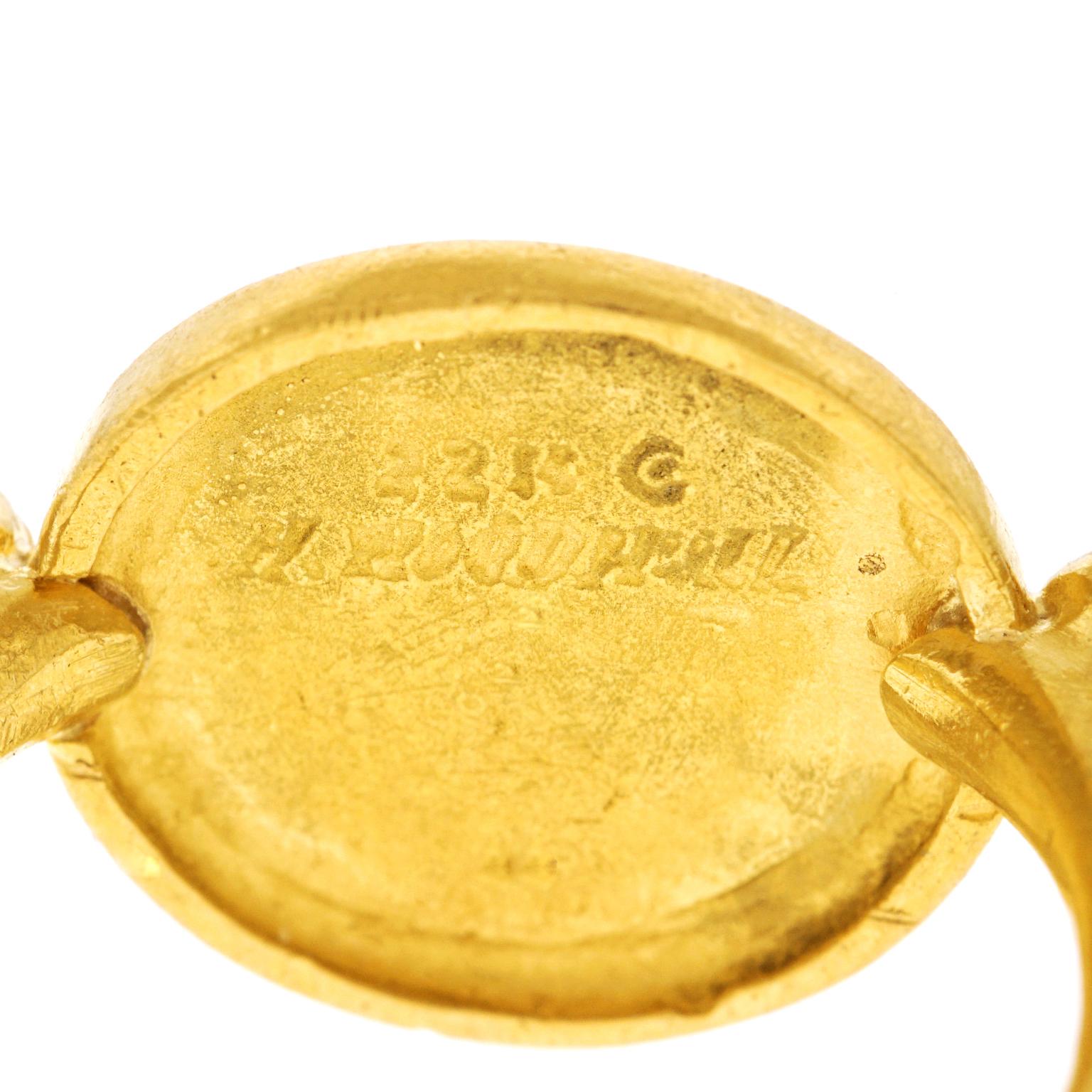 Neoclassical Helen Woodhull High Karat Gold Ring