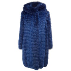 Helen Yarmak Arctic Fox Hooded Coat