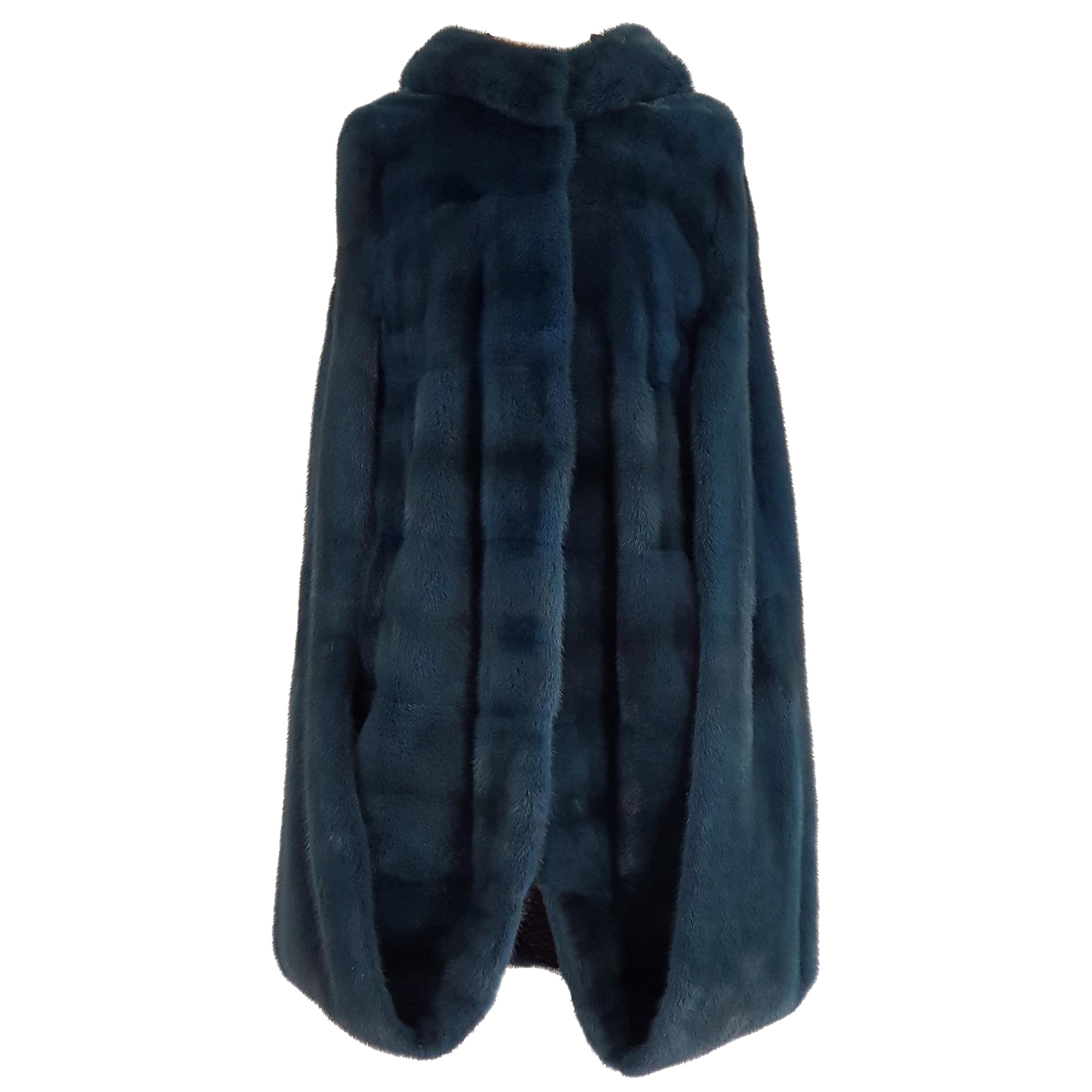 Helen Yarmak Mink Poncho For Sale