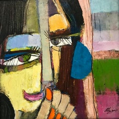 "Happy Go Lucky I & II" - Quirky Contemporary Figures