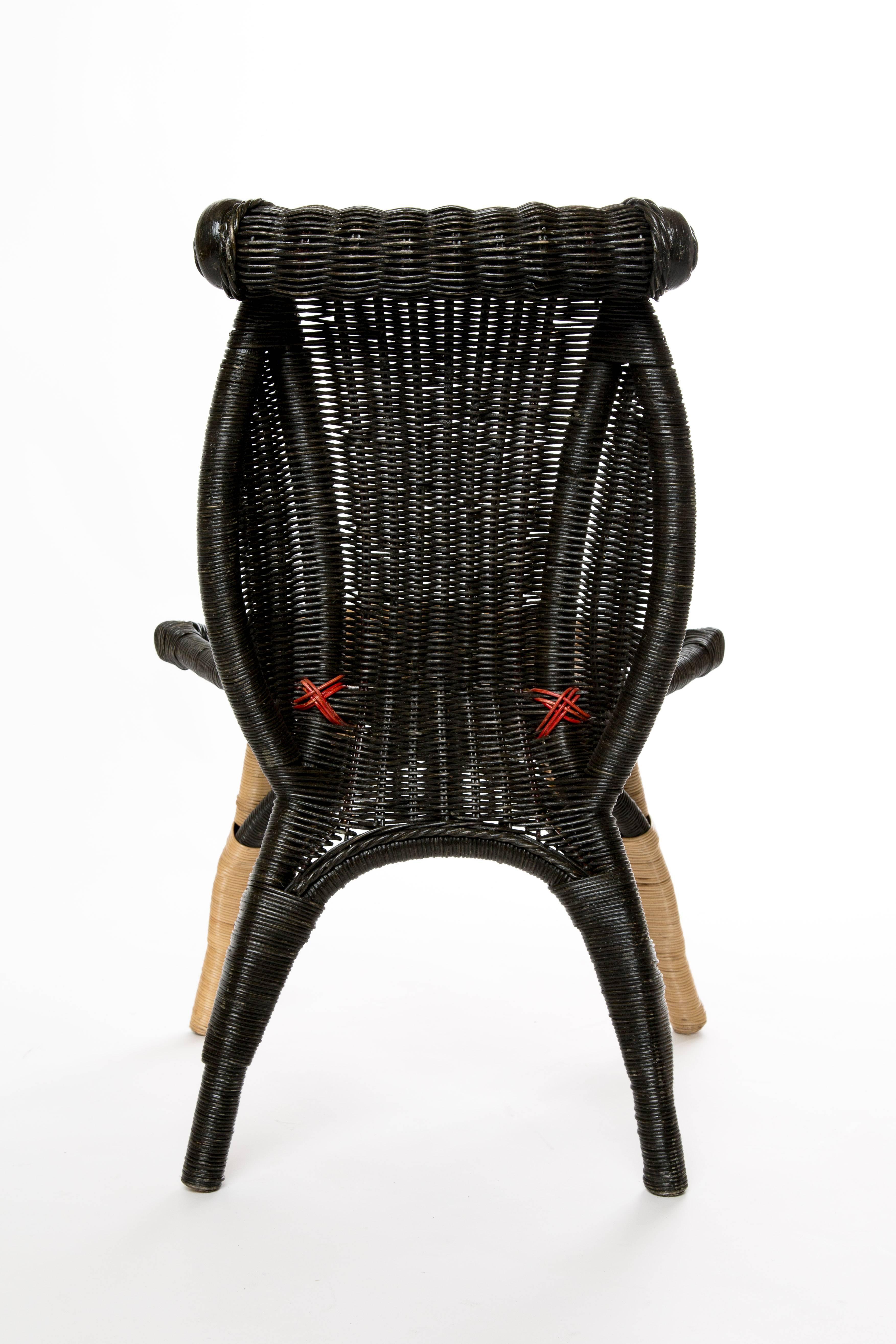 Helena Borek Sipek Rattan Chair for Scarabas 1