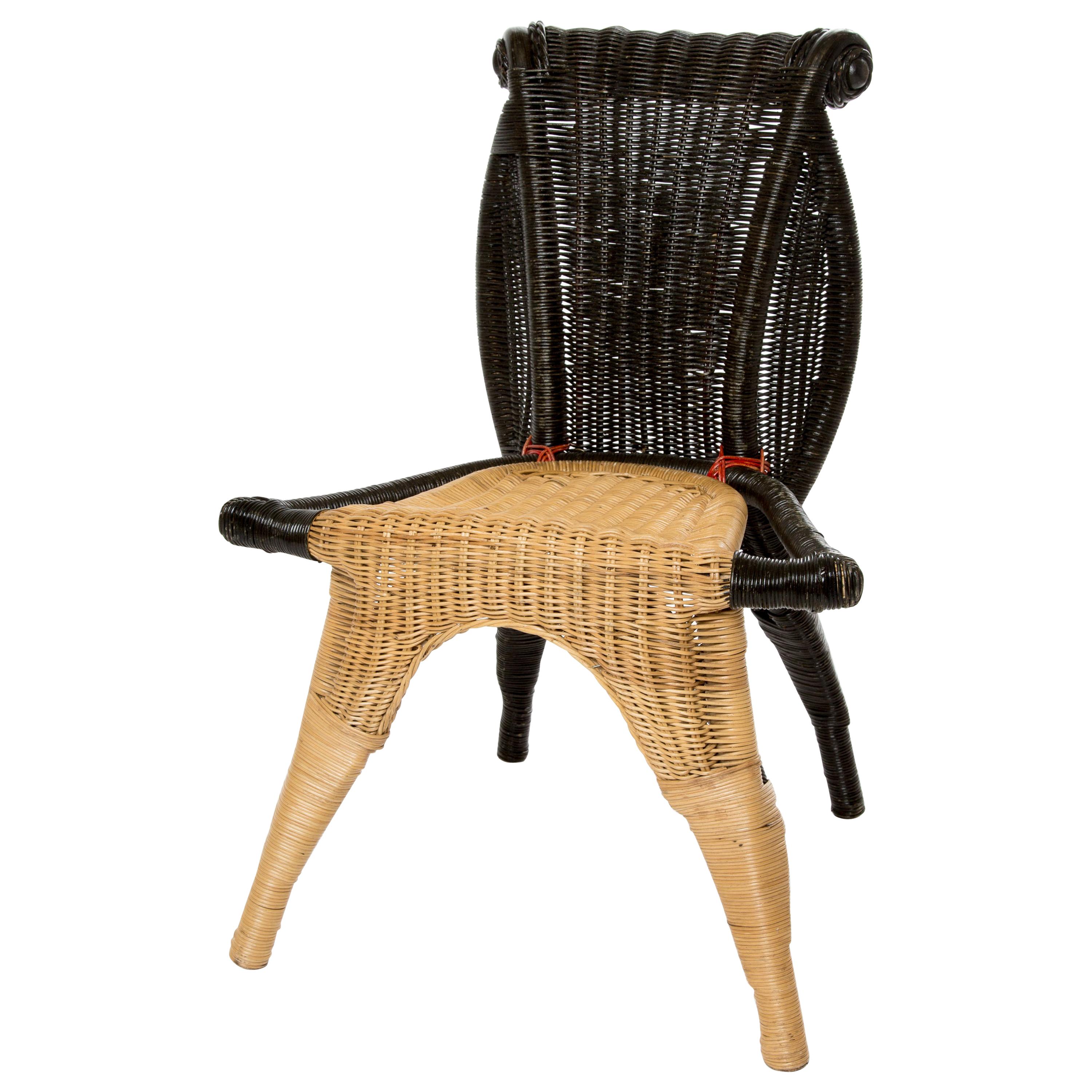 Helena Borek Sipek Rattan Chair for Scarabas