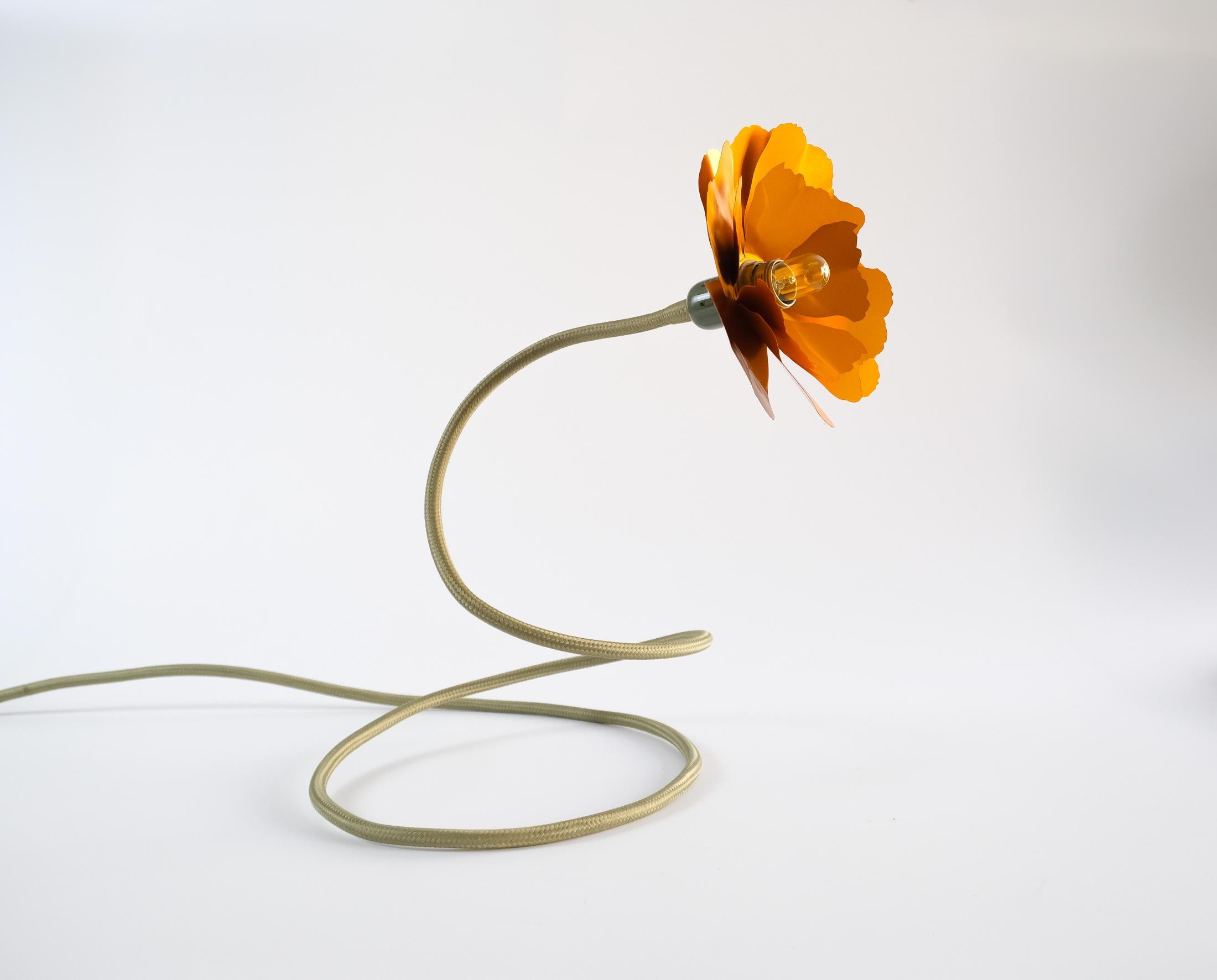 Helena Christensen's Flexible Flower Lamp for Habitat “V.I.P” Collection, 2004 In Good Condition For Sale In London, GB