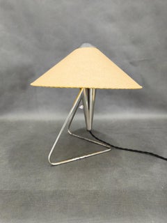 Lampe de table Helena Frantova du milieu du siècle, chrome et papier, années 1960