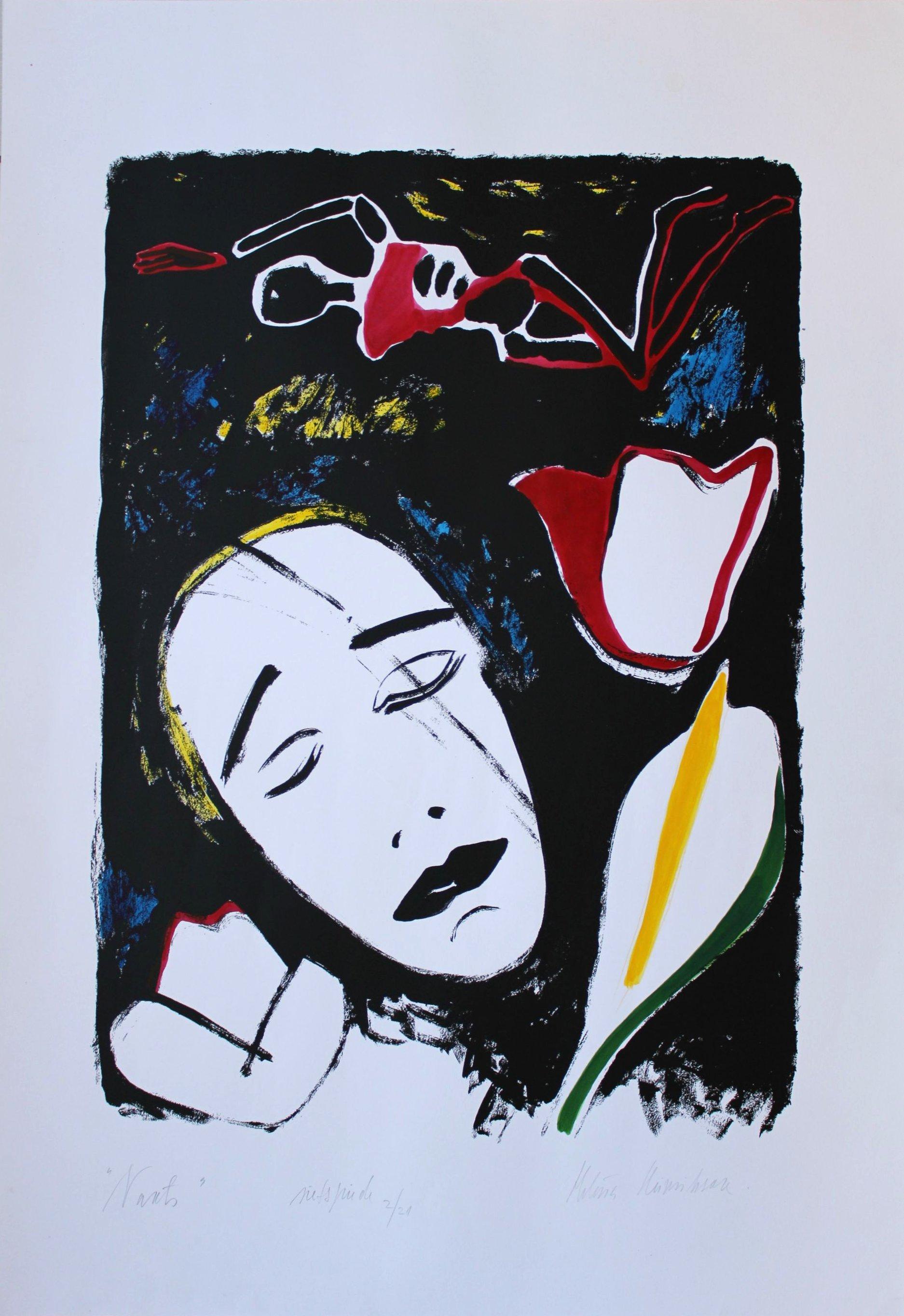 Night  93x62 cm, screen print