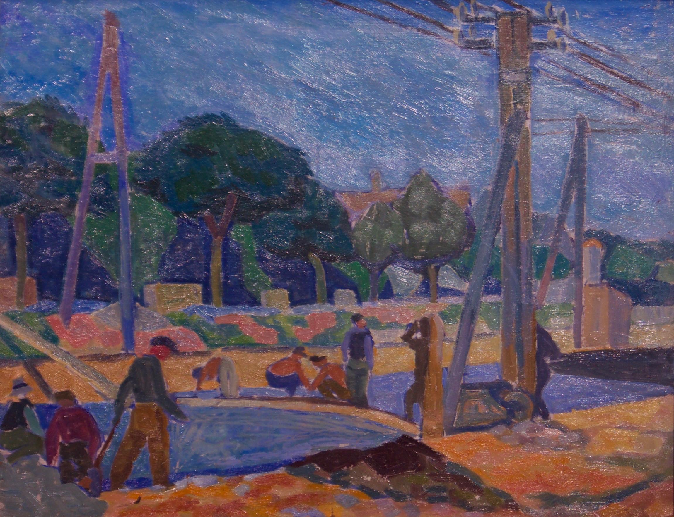 Helena Malarewicz-Krajewska - Polish Boy - Impressionist Mid 20th ...