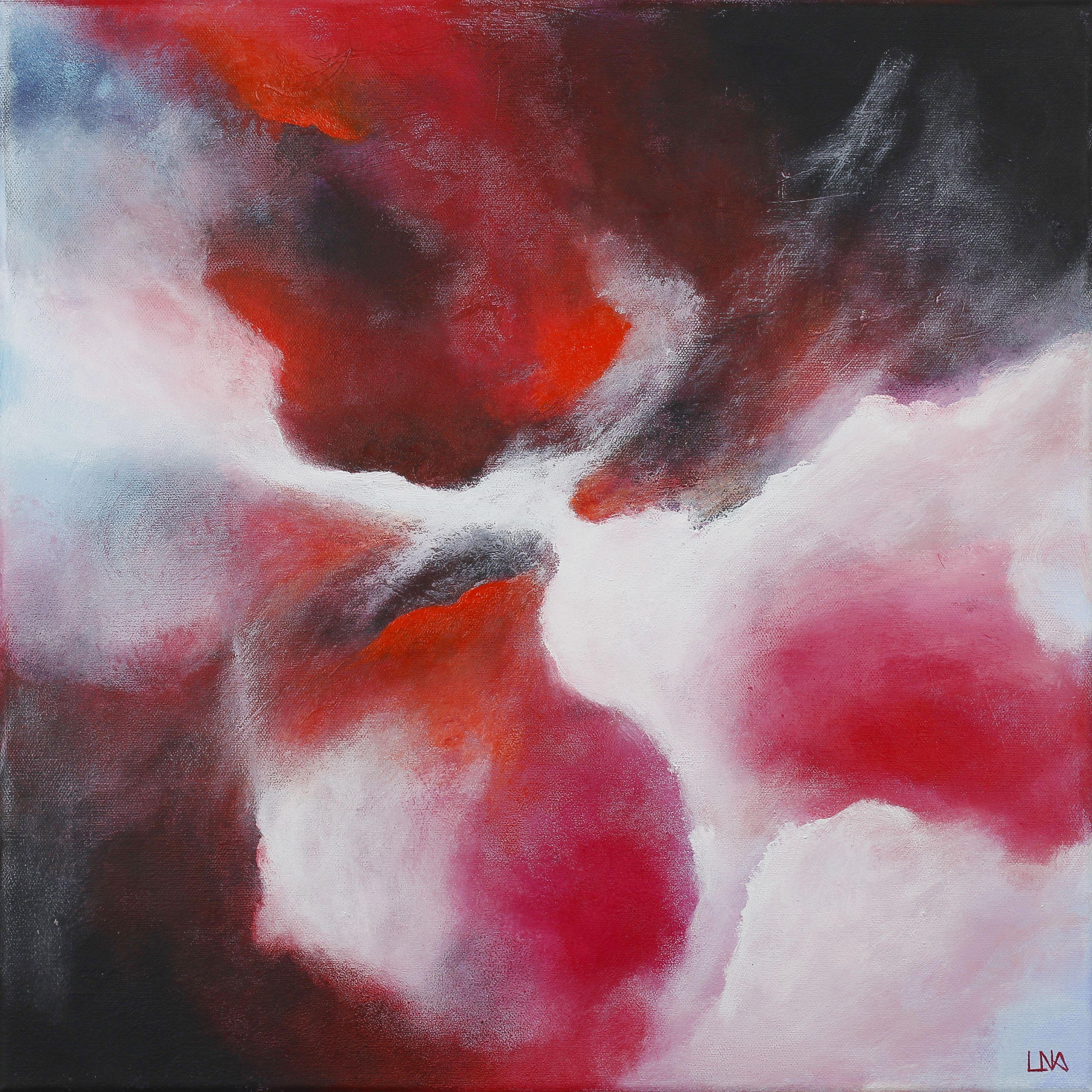 Helena Monniello Abstract Painting - Etna, Painting, Acrylic on Canvas