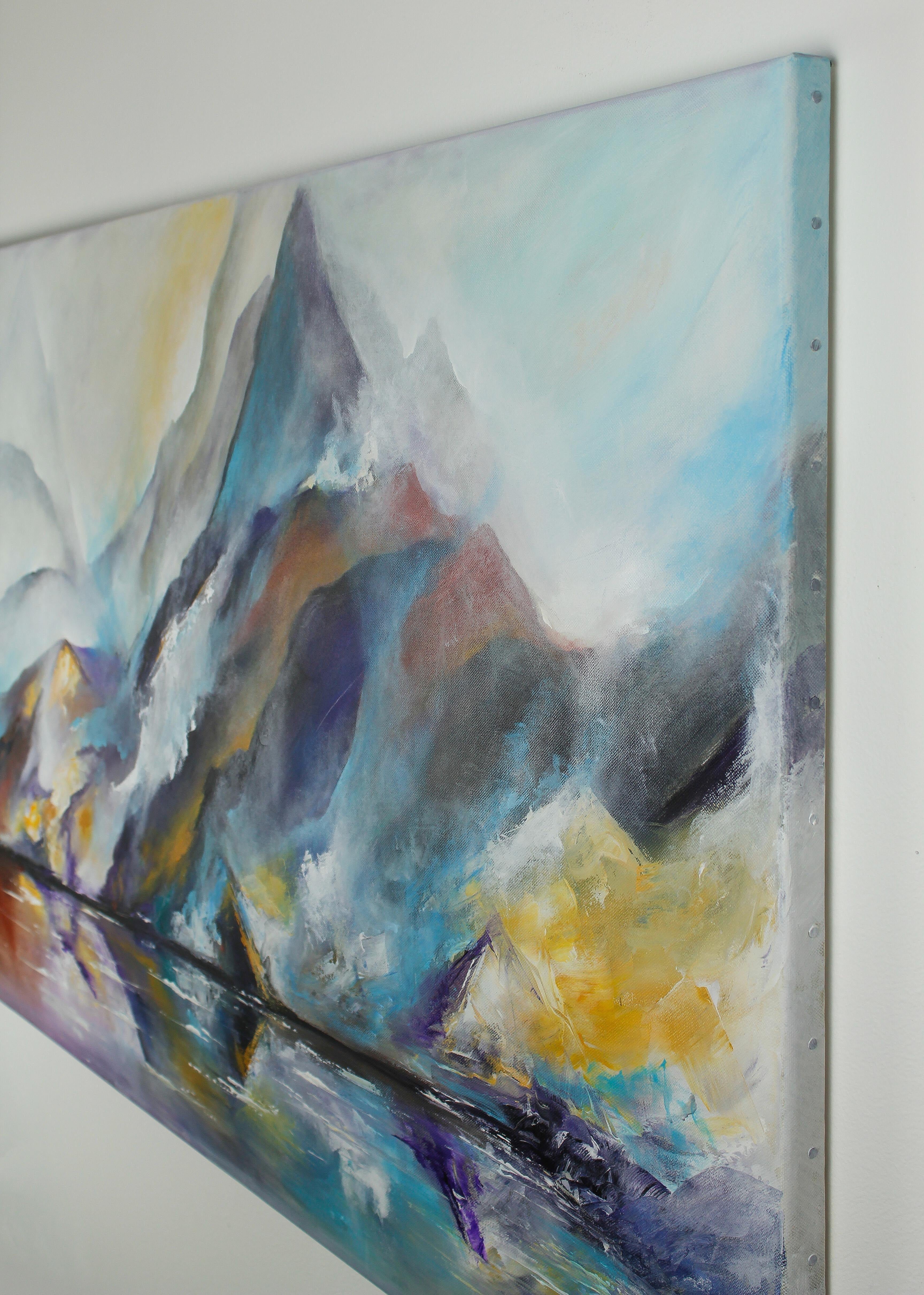 La grotte, Pittura, Acrilico su tela in vendita 1