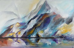 La grotte, Gemälde, Acryl auf Leinwand