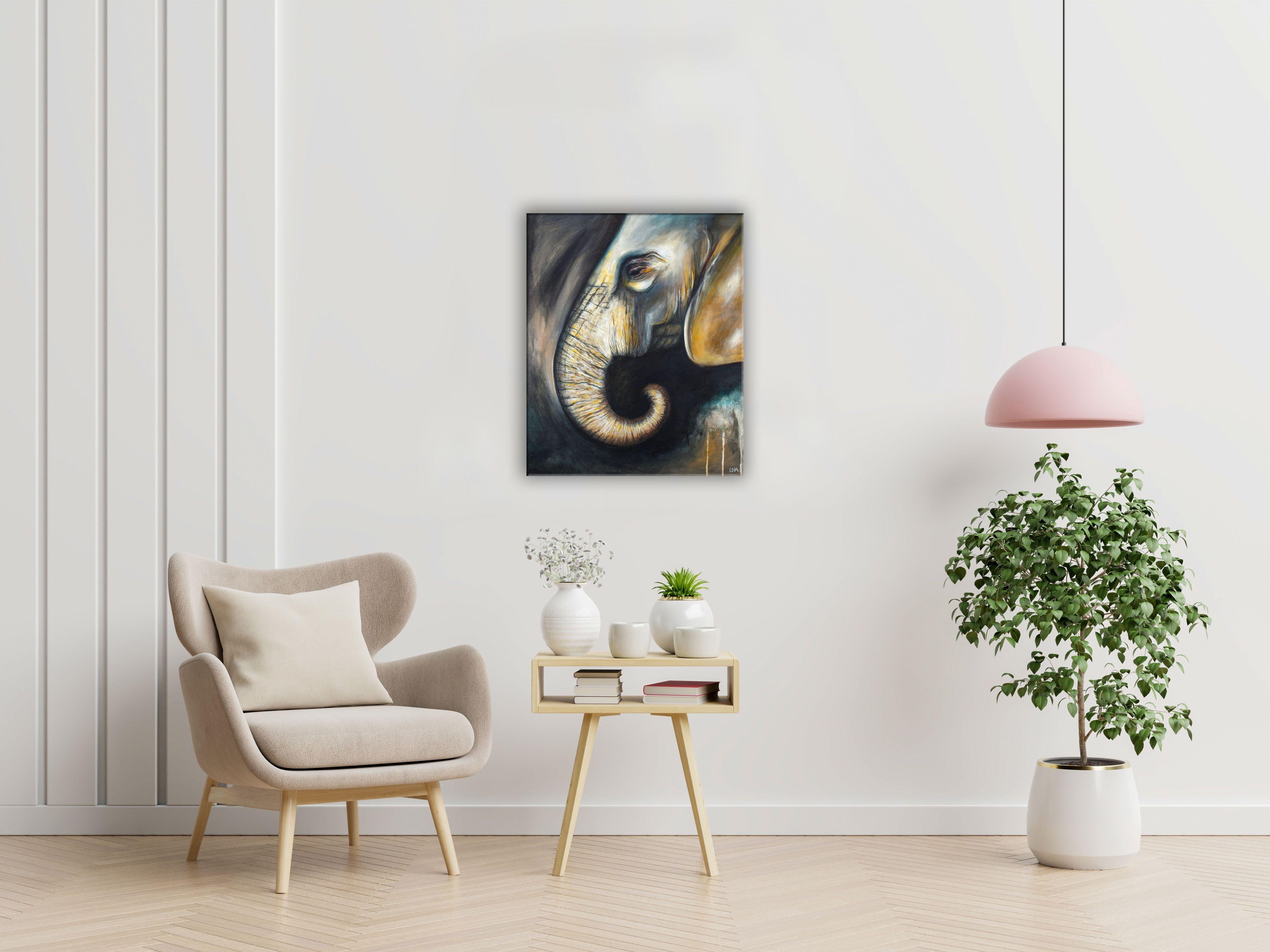 Sans DÃfense, Pittura, Acrilico su tela in vendita 2