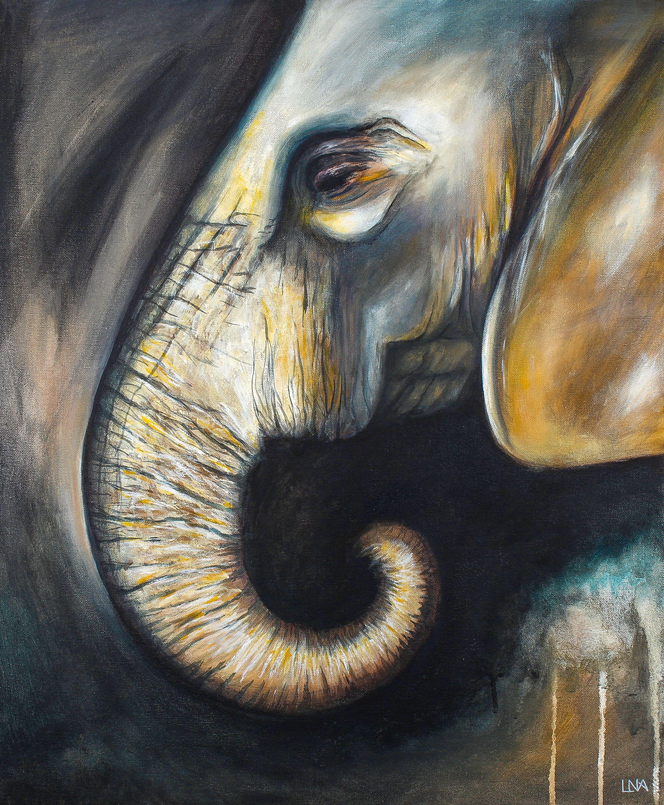 Sans DÃfense, Pittura, Acrilico su tela - Painting di Helena Monniello