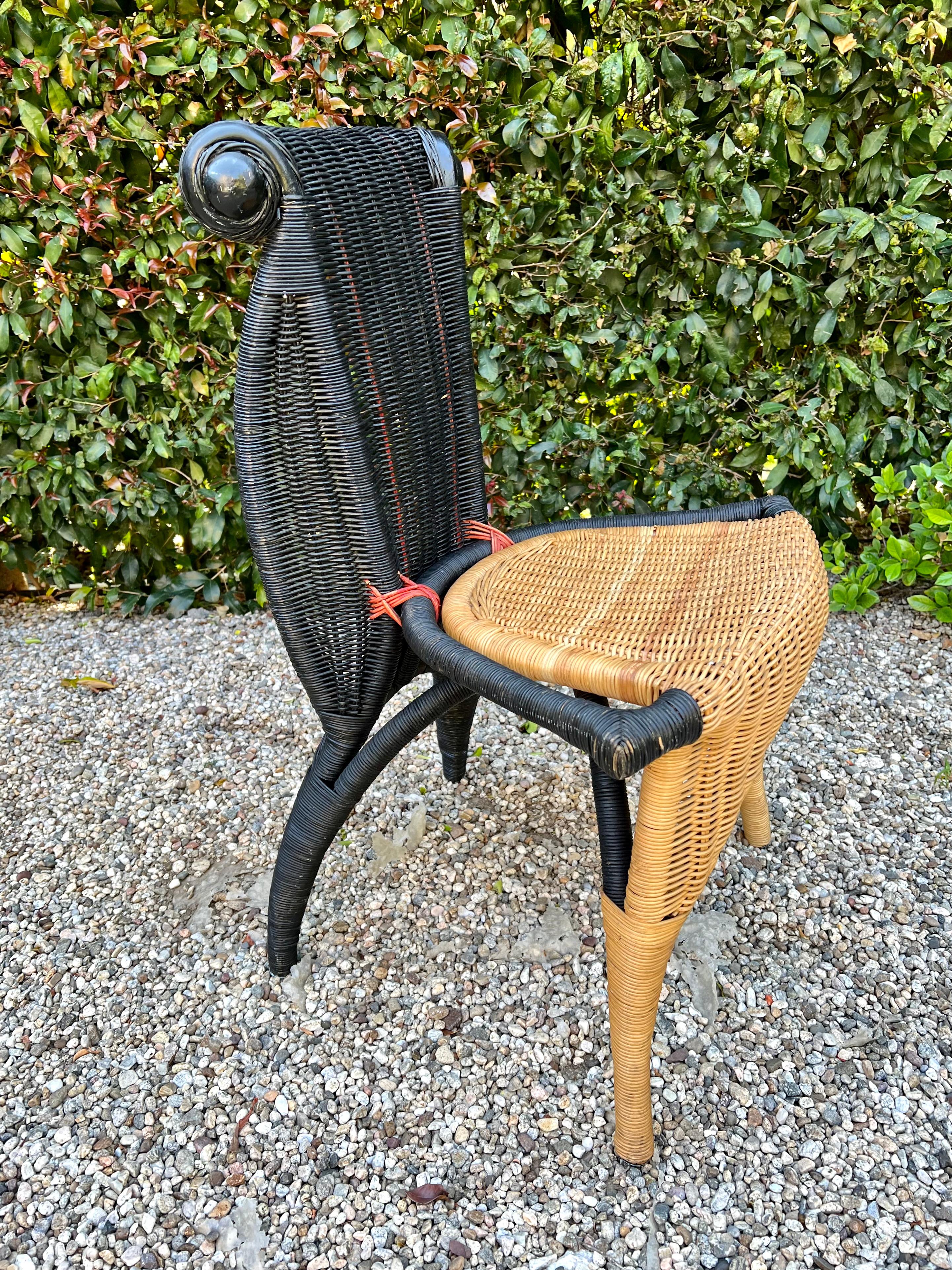 Helena Rattan Chair by Borek Sipek for Driade 4