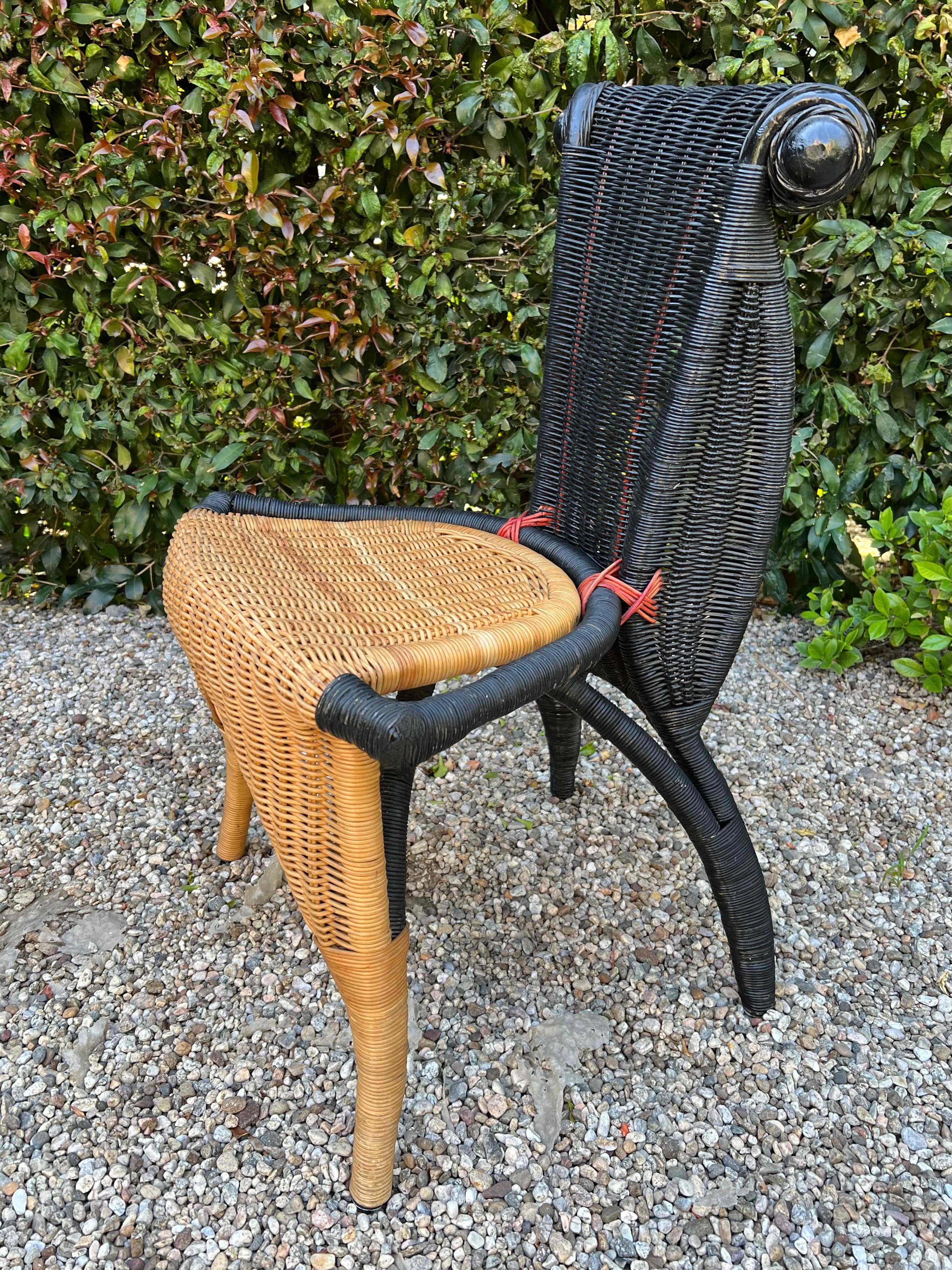 Helena Rattan Chair by Borek Sipek for Driade 3