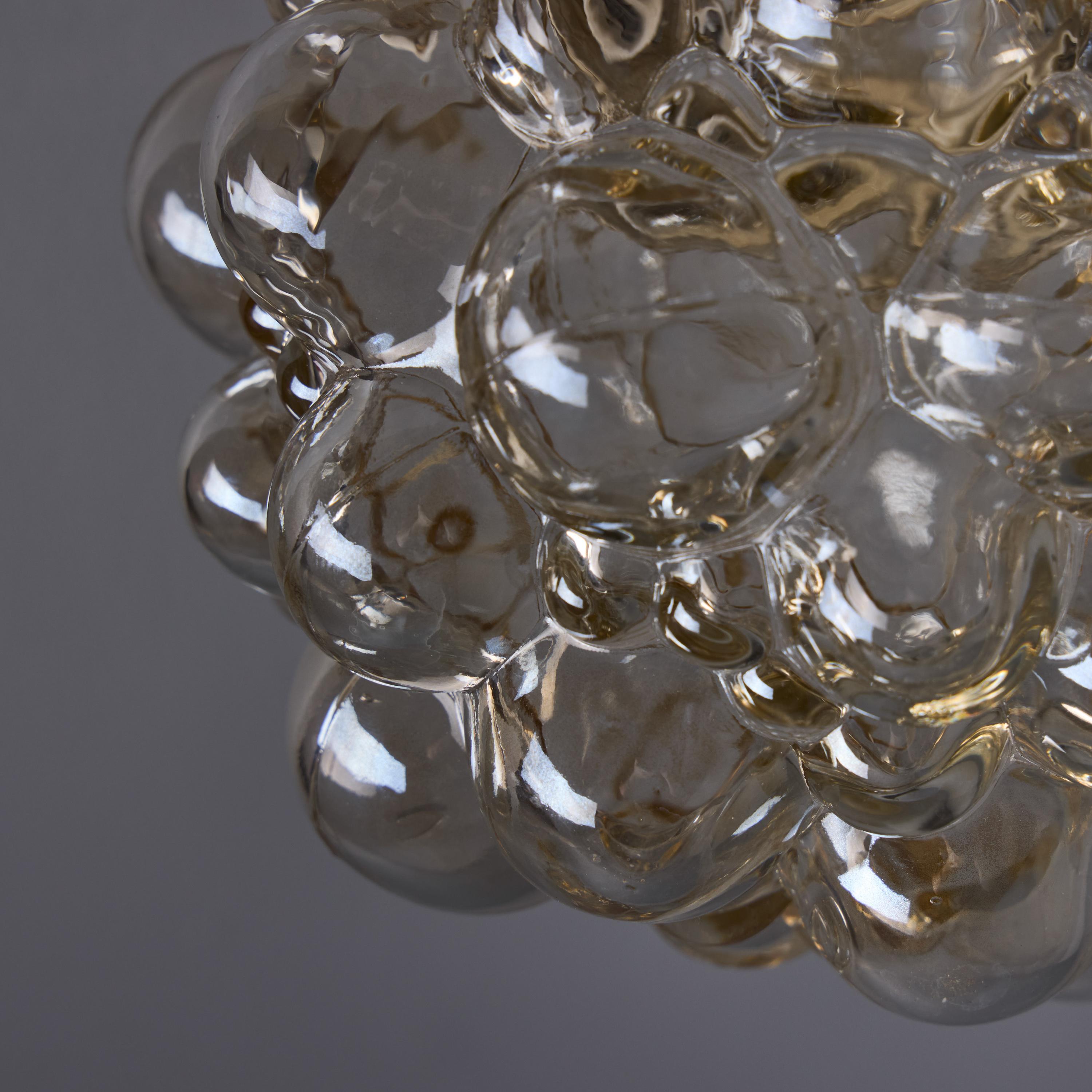 Helena Tynell Amber Bubble Glass Wall or Ceiling Lamp en vente 7