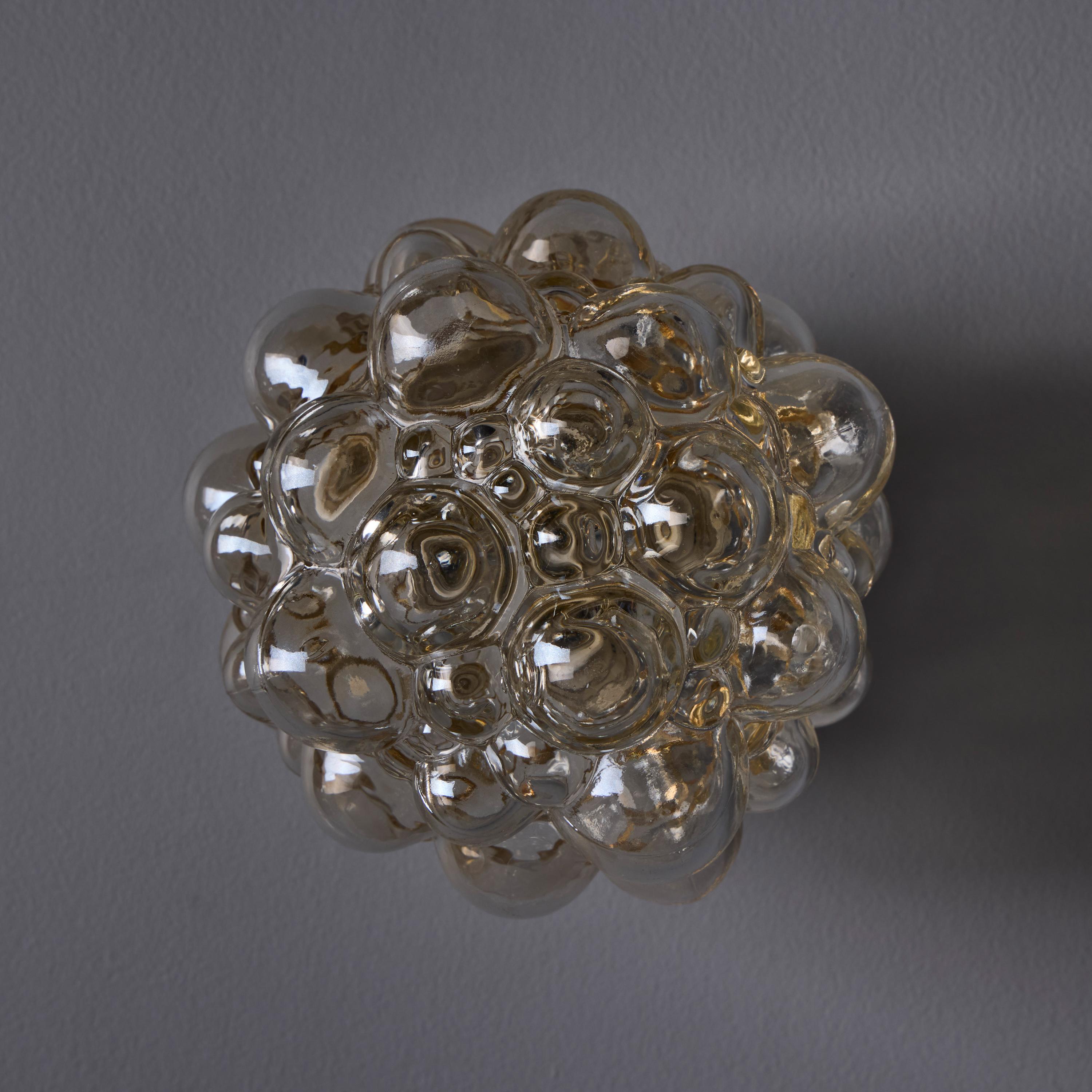 Helena Tynell Amber Bubble Glass Wall or Ceiling Lamp en vente 9