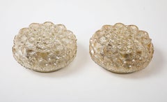 Helena Tynell Amber Glass Flower Sconces