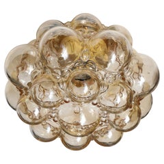 Helena Tynell Amber tinted Bubble Glass Flush Mount