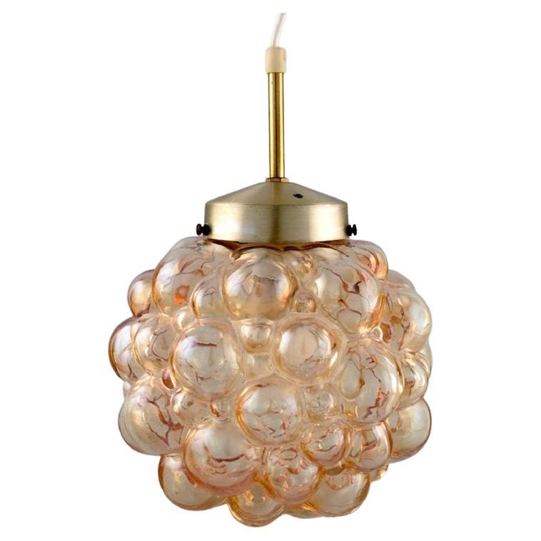 Seashell Pendant Lamp with Mother of Pearl Flakes For Sale at 1stDibs