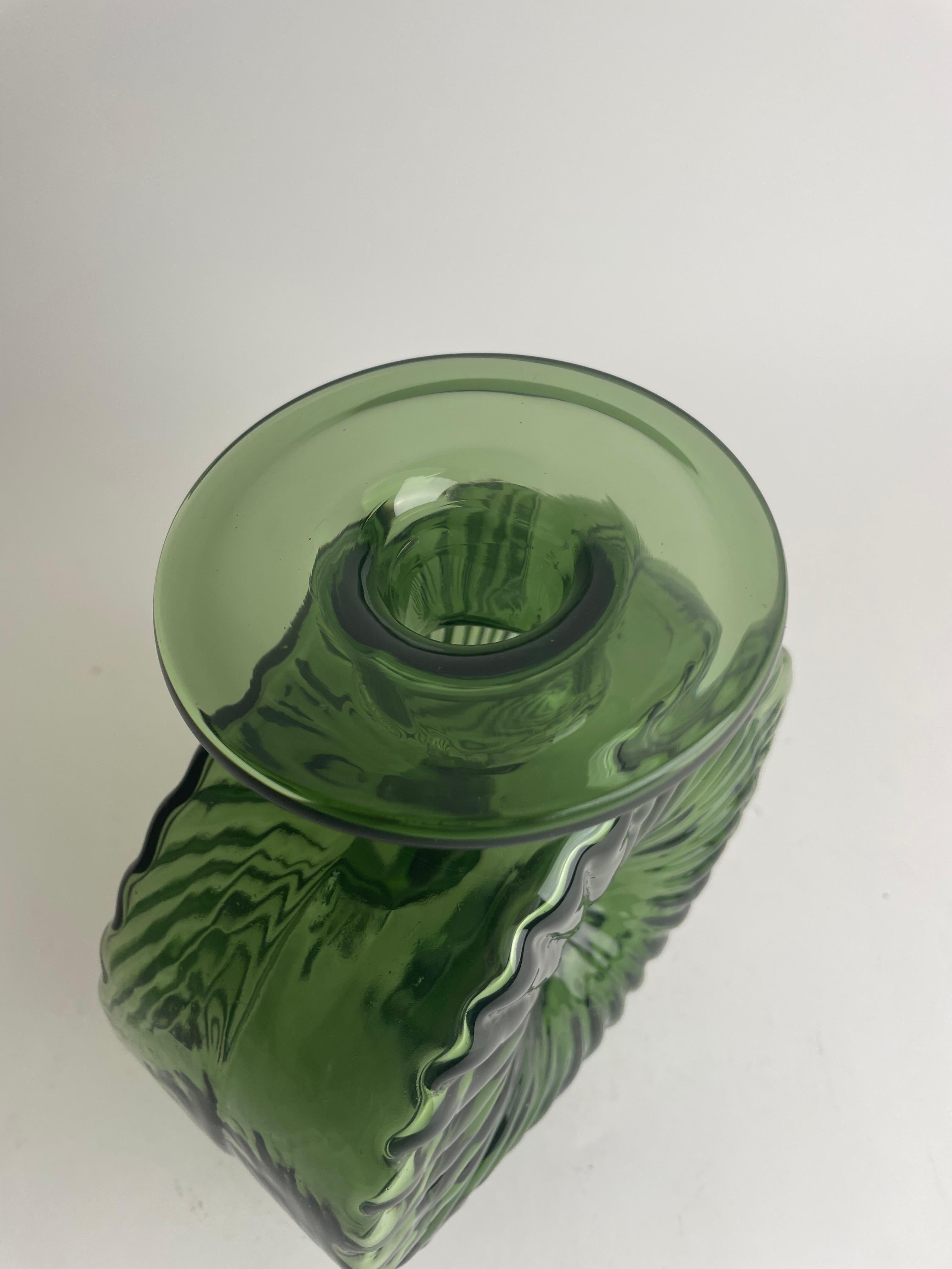 Blown Glass Helena Tynell blown glass ”Aurinkopullo” Sun Vase for Riihimäen Lasi. 1960s-70s For Sale