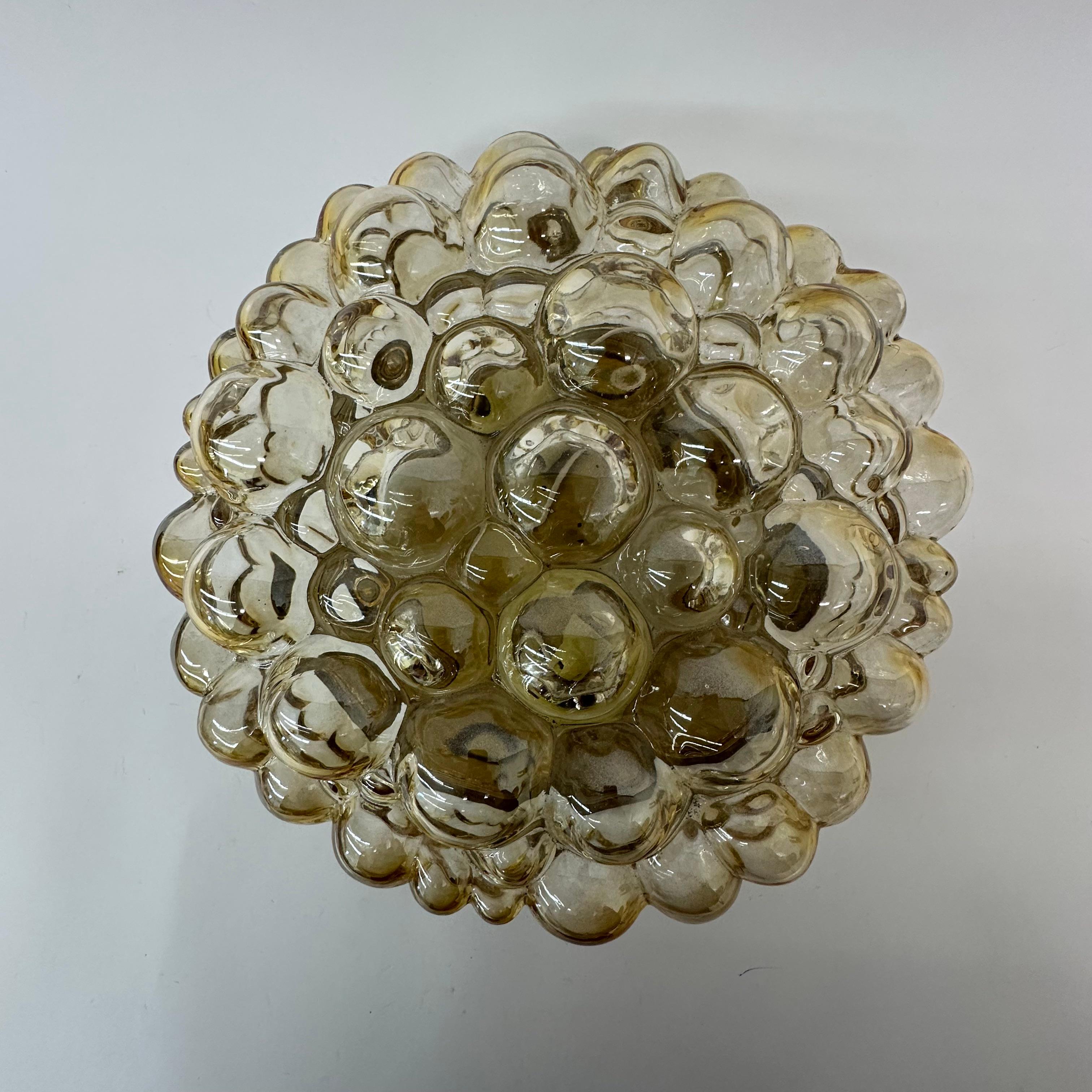 Helena tynell bubble glass flush mount ceiling lamp , 1970’s Germany For Sale 4