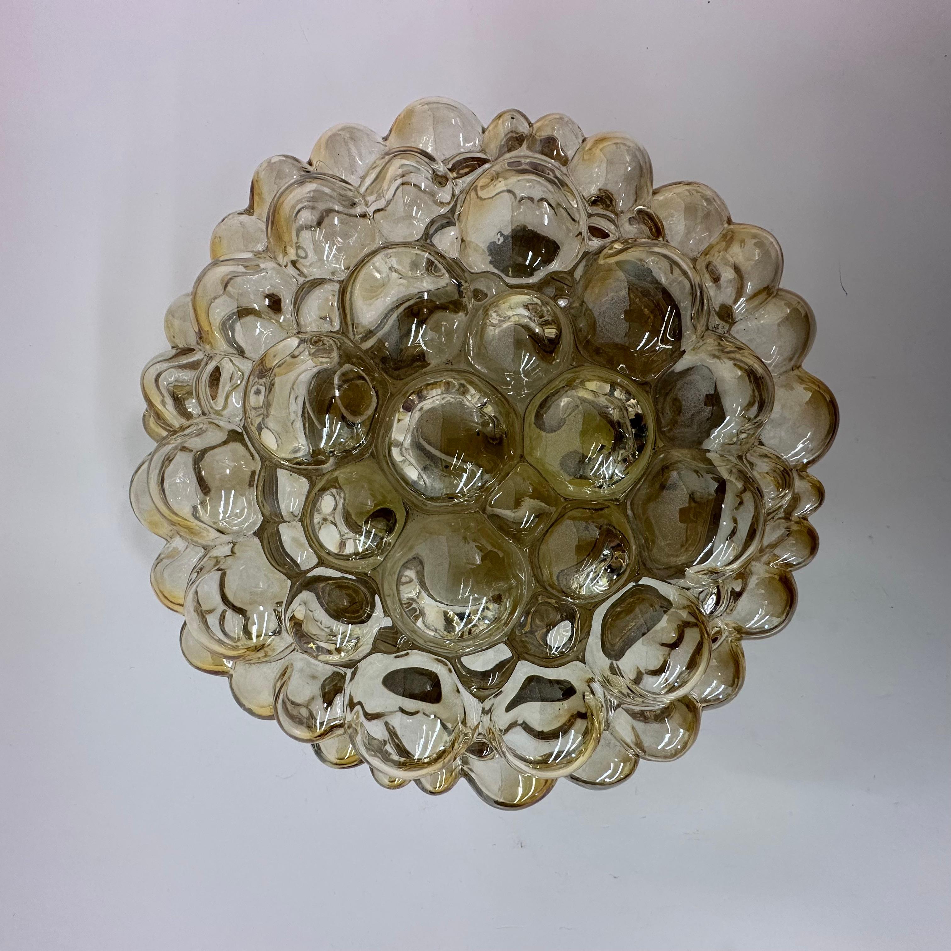 Helena tynell bubble glass flush mount ceiling lamp , 1970’s Germany For Sale 10